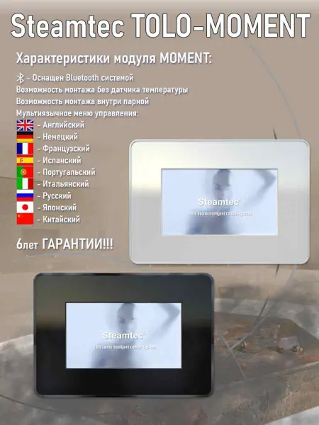 Парогенератор Steamtec MOMENT-225 22,5кВт с пультом управления