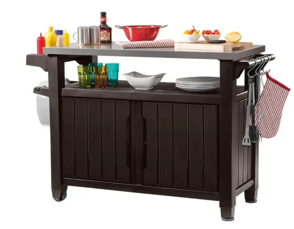 Столик для барбекю Keter Unity XL 207L, brown