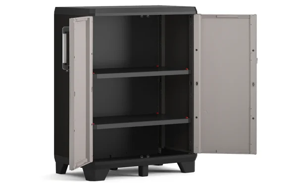 Пластиковый шкаф Keter Pro Base Cabinet, black, 17210848