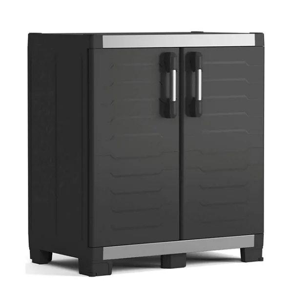Пластиковый шкаф Armadio Garage XL Basso BK Keter, black, 17208427